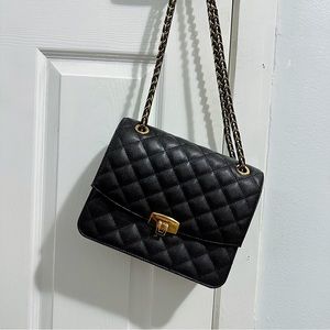 CHARLES & KEITH - Quilted Chain Strap Bag